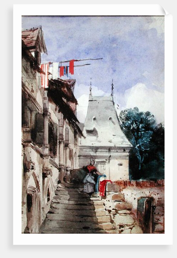 Abbey St-Amand, Rouen by Richard Parkes Bonington