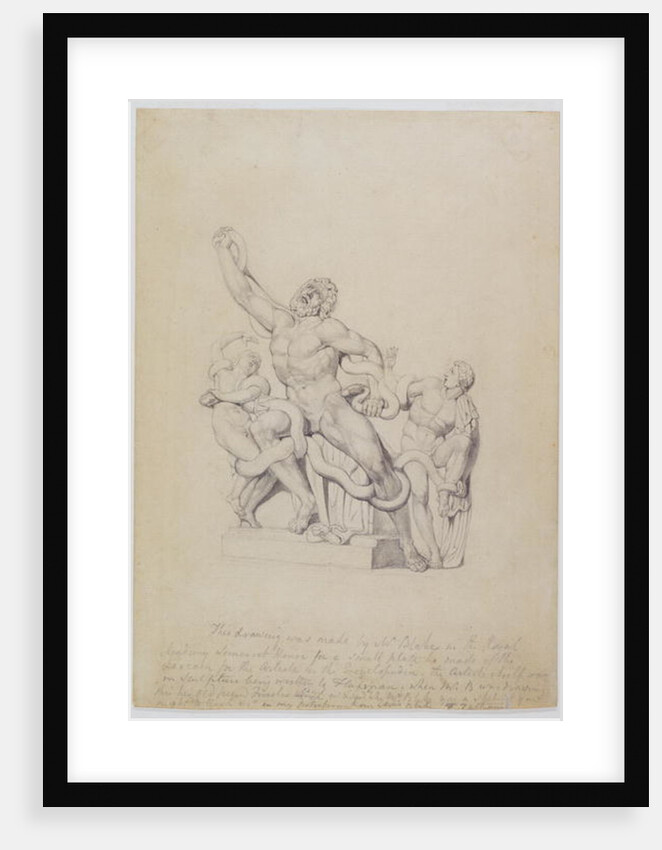 Copy of the Laocoon, for Rees's Cyclopedia, 1815 by William Blake