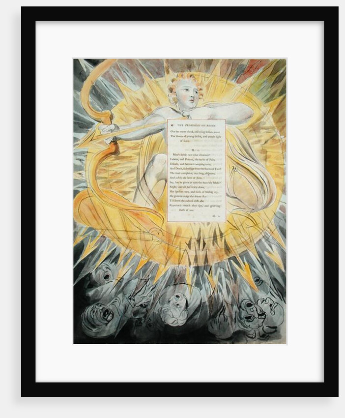 The Progress of Poesy by William Blake
