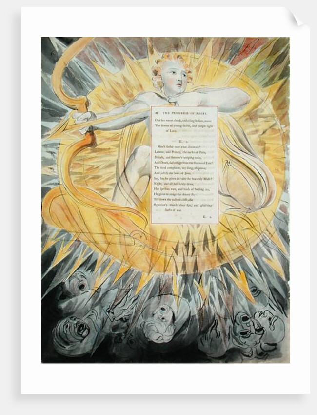 The Progress of Poesy by William Blake