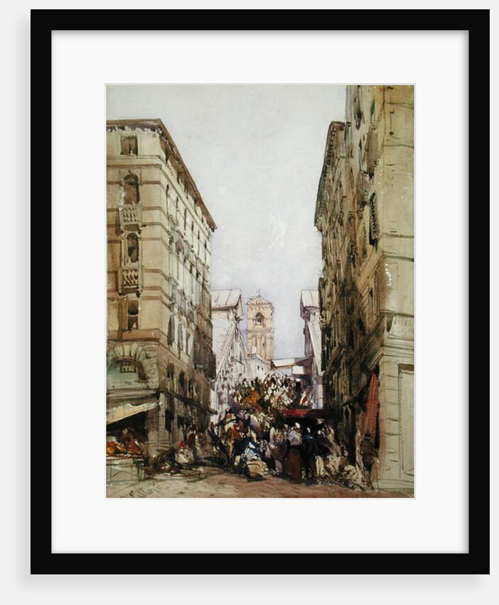 The Rialto, August 1846 by William Callow
