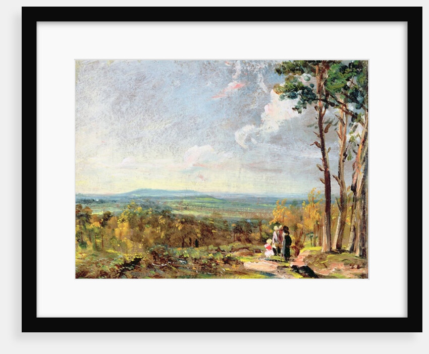 Hampstead Heath Looking Towards Harrow, 1821 by John Constable