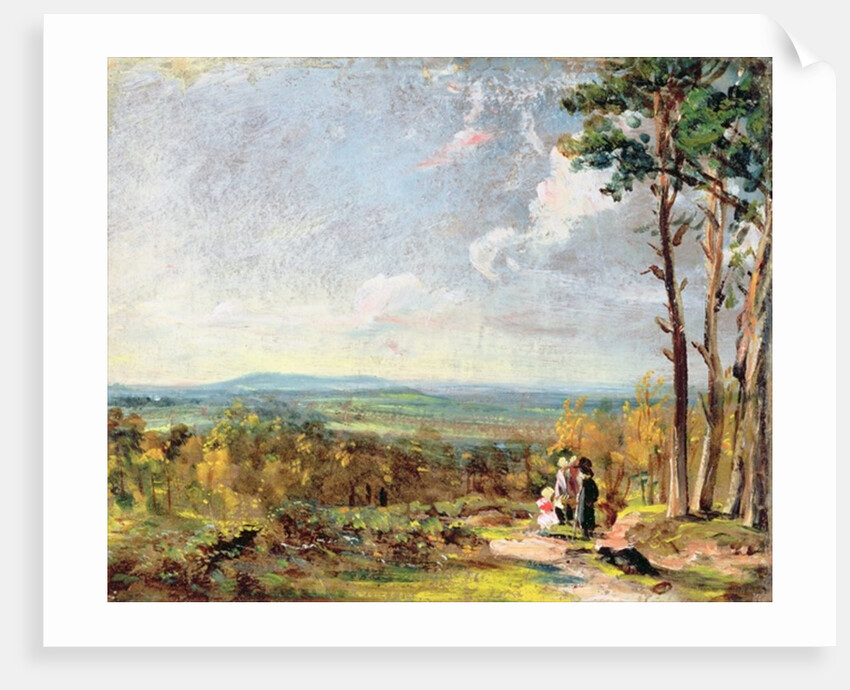Hampstead Heath Looking Towards Harrow, 1821 by John Constable