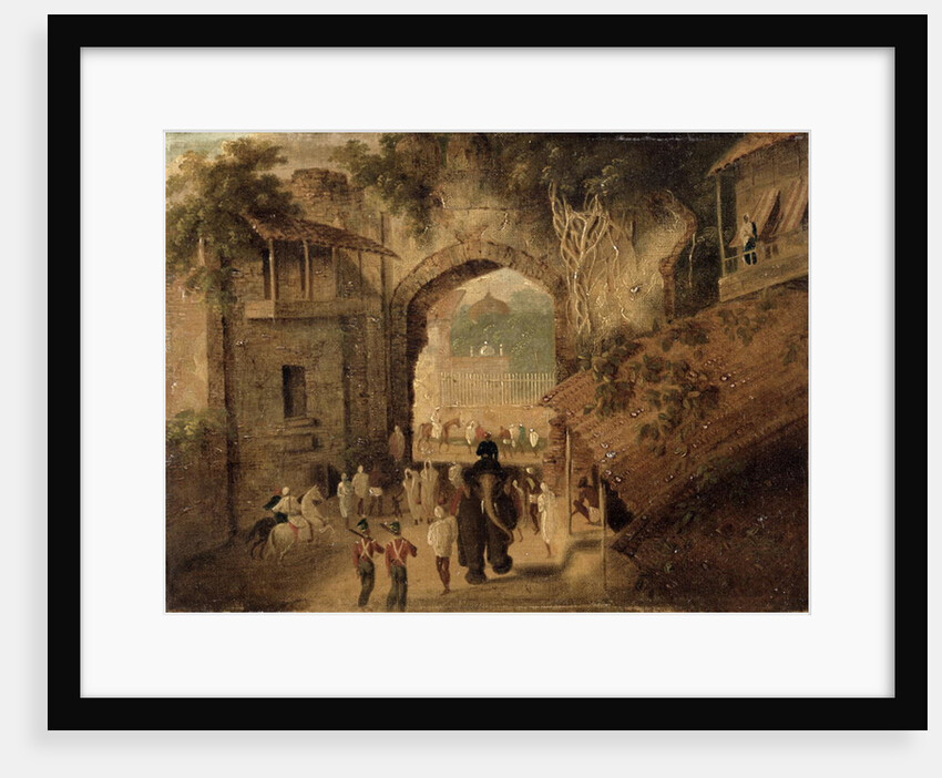 East Gateway, Patna, 1825 by Charles D'Oyly