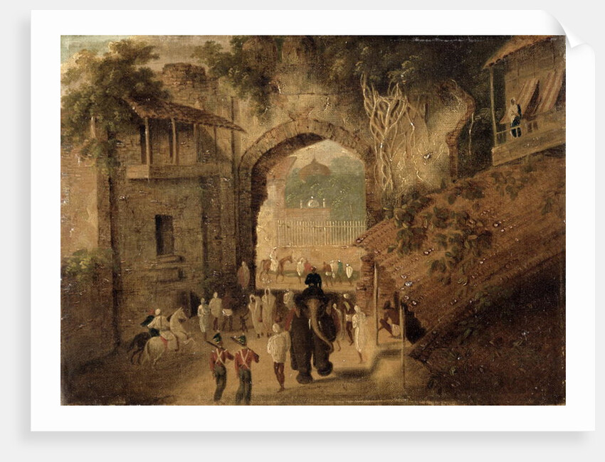 East Gateway, Patna, 1825 by Charles D'Oyly