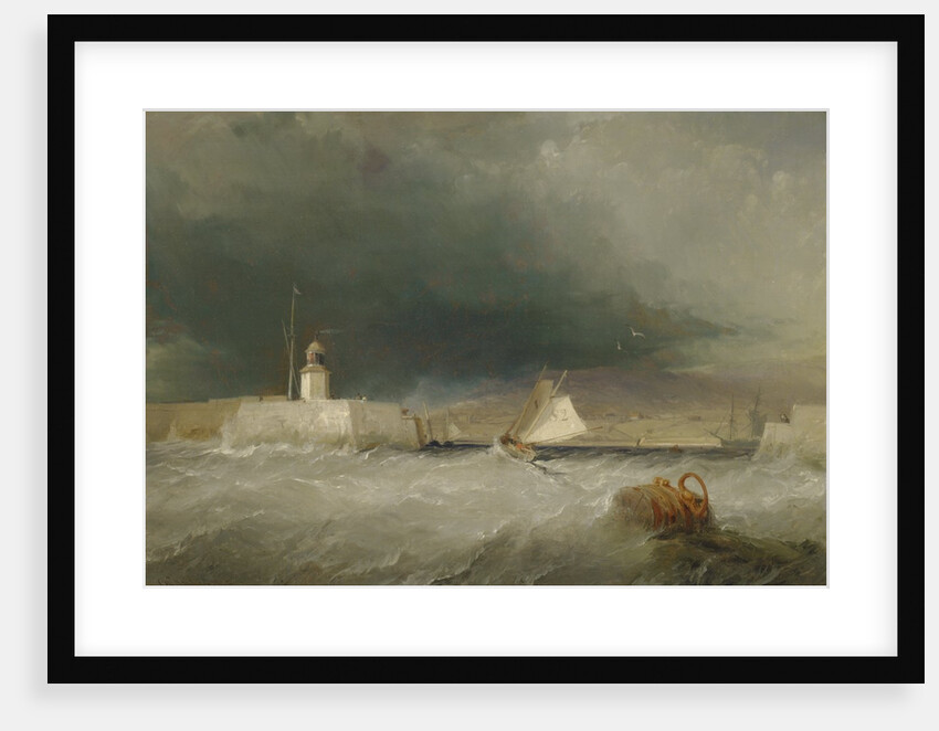Port on a Stormy Day, 1835 by George the Elder Chambers