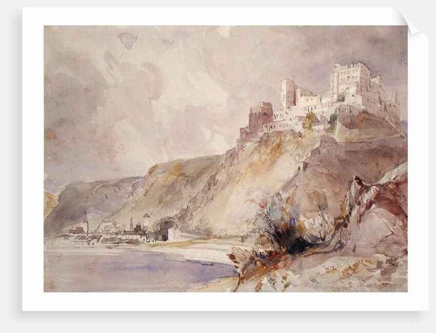 Rheinfels and St. Goar by William Callow