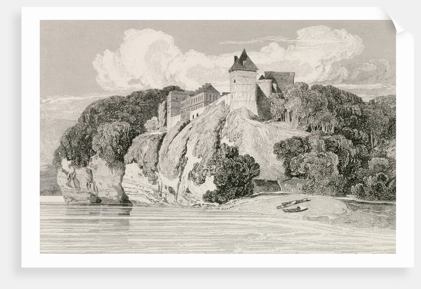 Castle at Tancarville. by John Sell Cotman