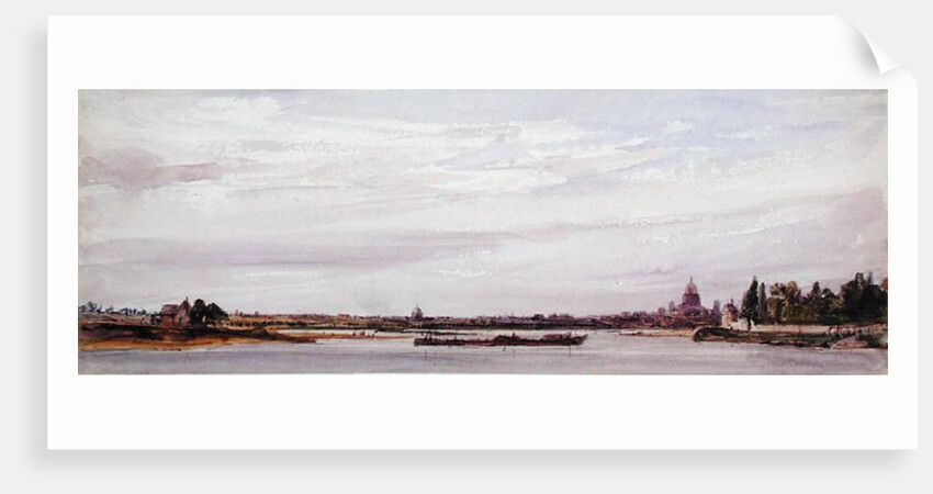 View of Paris from Charenton by William Callow