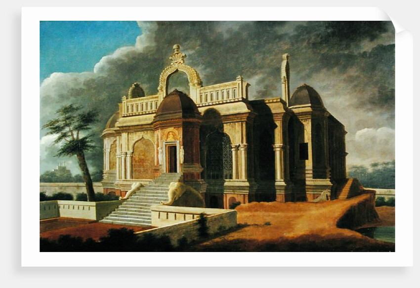Mausoleum with Stone Elephants, 1788 by Colonel Francis Swain Ward