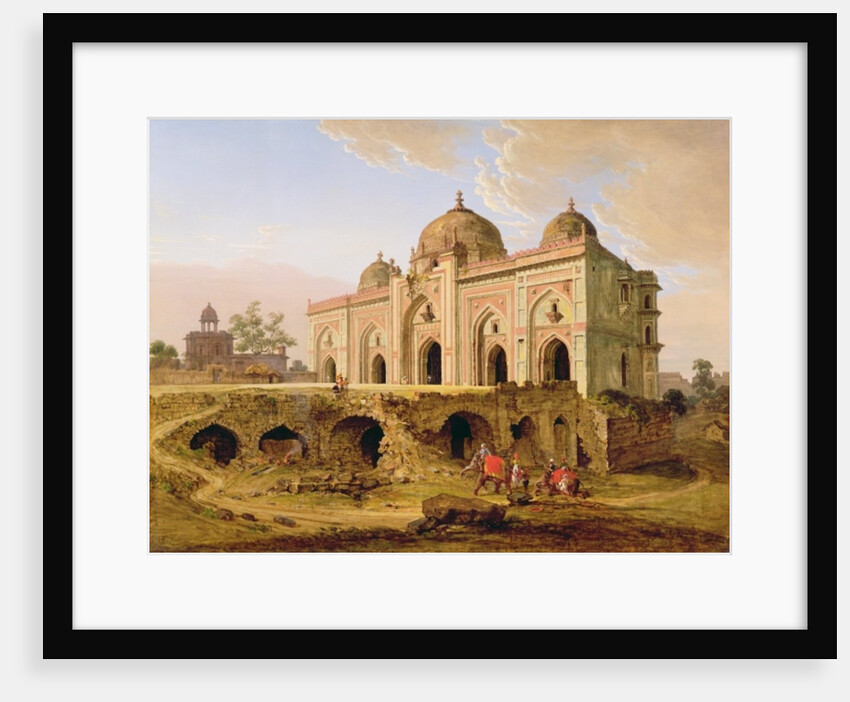 The Qal' A-l-Kuhna Masjid, Purana Qila, Delhi, c.1823 by Robert Smith