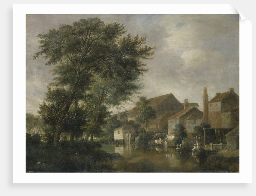A River Scene, possibly at Norwich, c.1817 by John Crome