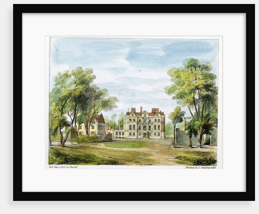 South Front, Old Palace, Kew Gardens by George Ernest Papendiek