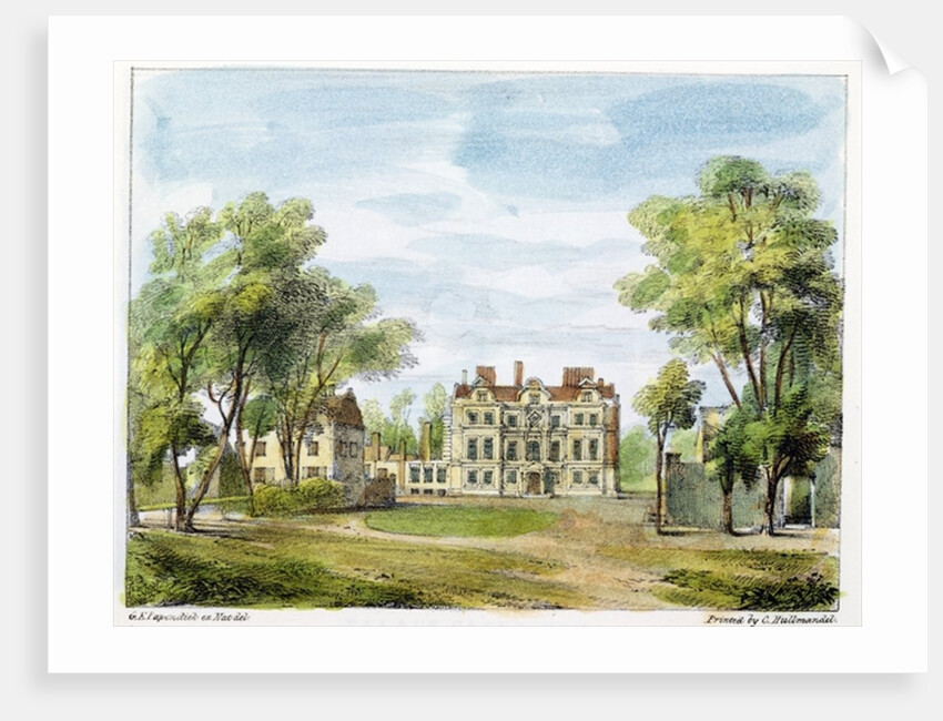 South Front, Old Palace, Kew Gardens by George Ernest Papendiek