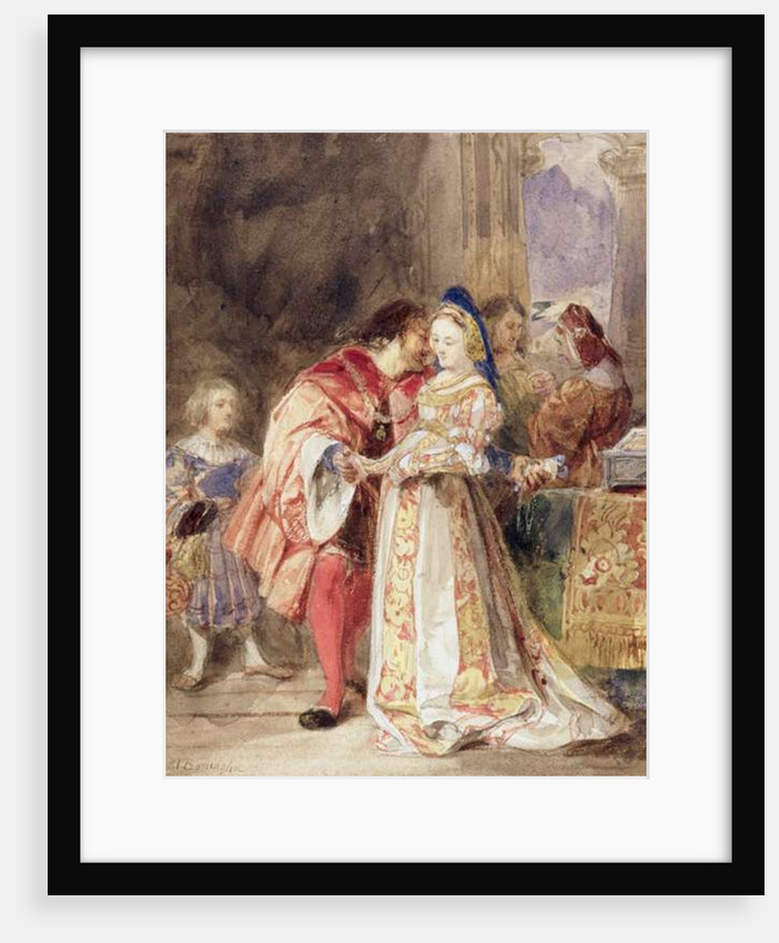 Portia and Bassanio, c.1826 by Richard Parkes Bonington