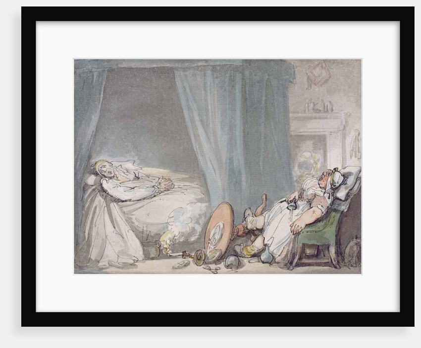 The Drunken Nurse by Thomas Rowlandson