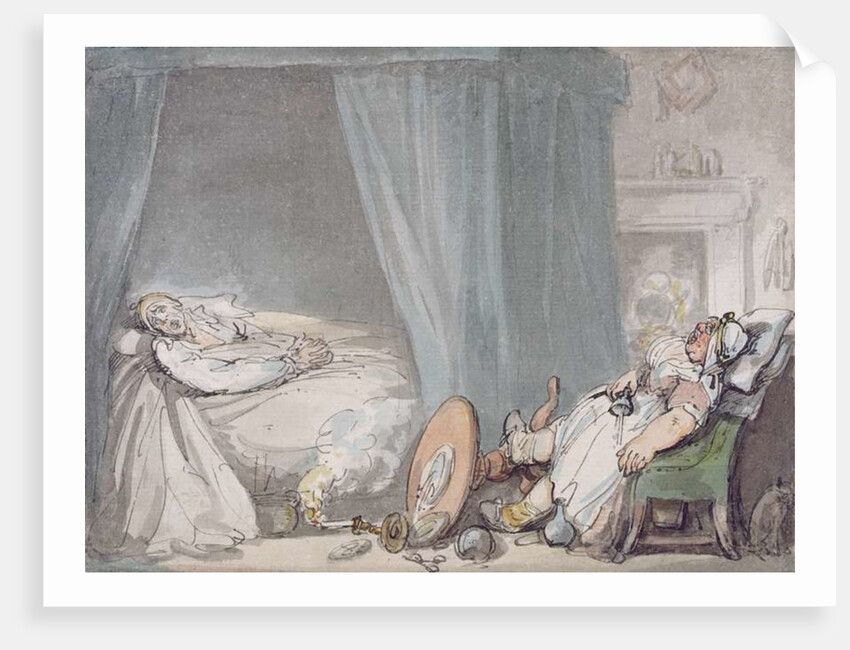 The Drunken Nurse by Thomas Rowlandson