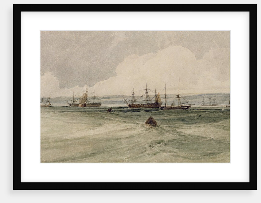 View of Sheerness by Francois Louis Thomas Francia