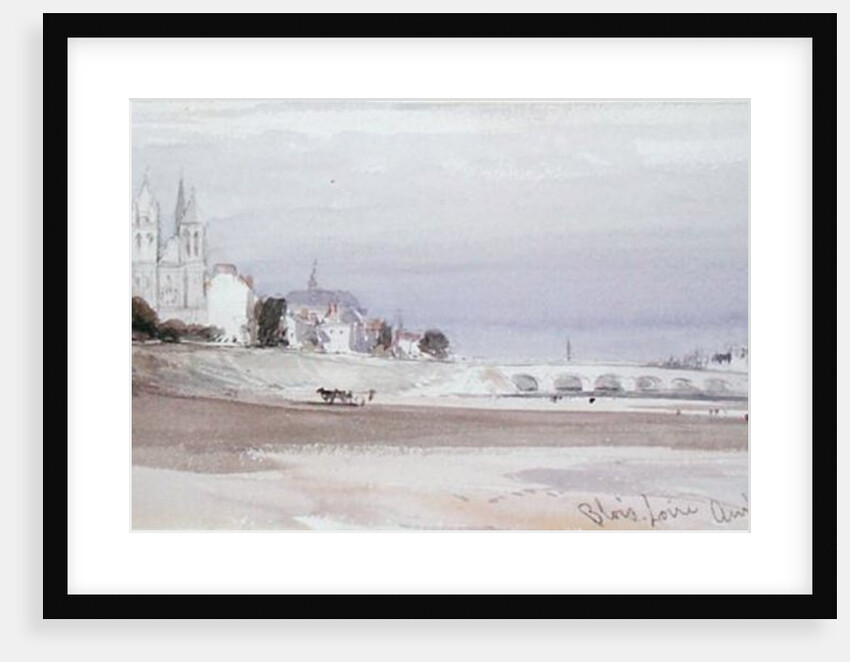 Blois on the Loire, 1856 by William Callow