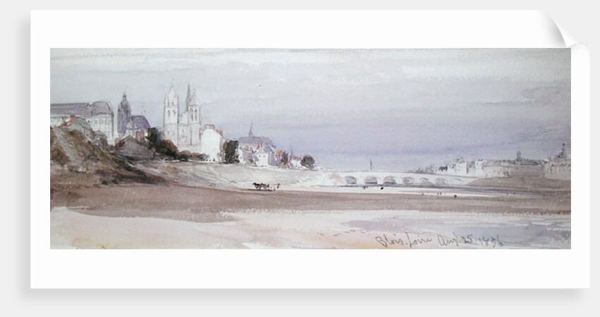 Blois on the Loire, 1856 by William Callow