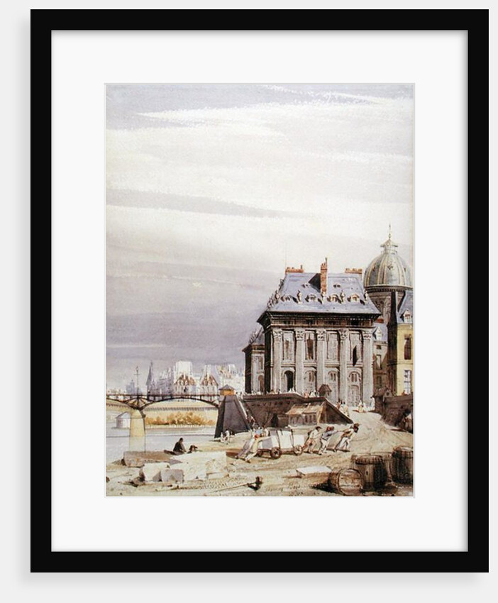 L'Institut de France, Paris, 1830 by Thomas Shotter Boys