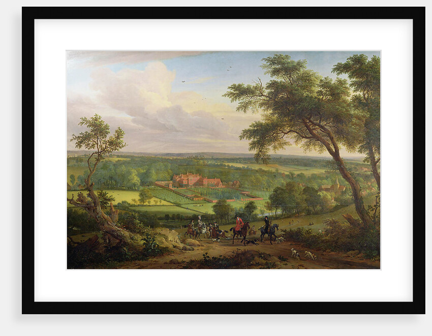 Bifrons Park, Patrixbourne, Kent, formerly attributed to John Wootton and previously to Jan Siberechts c.1695-1705 by School English
