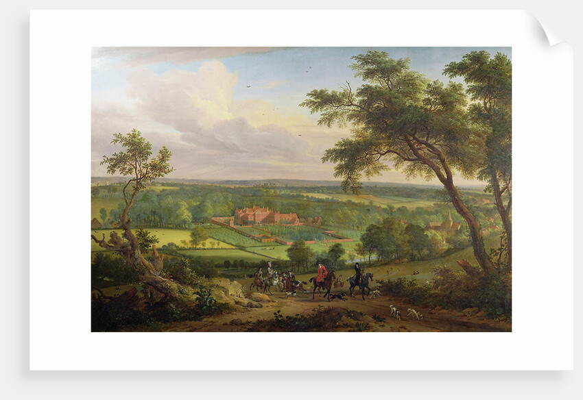 Bifrons Park, Patrixbourne, Kent, formerly attributed to John Wootton and previously to Jan Siberechts c.1695-1705 by School English