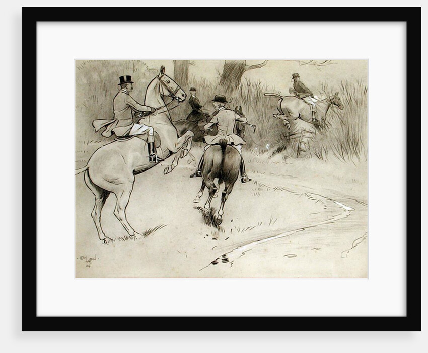 Hold Back, Sir!, 1904 by Cecil Charles Windsor Aldin