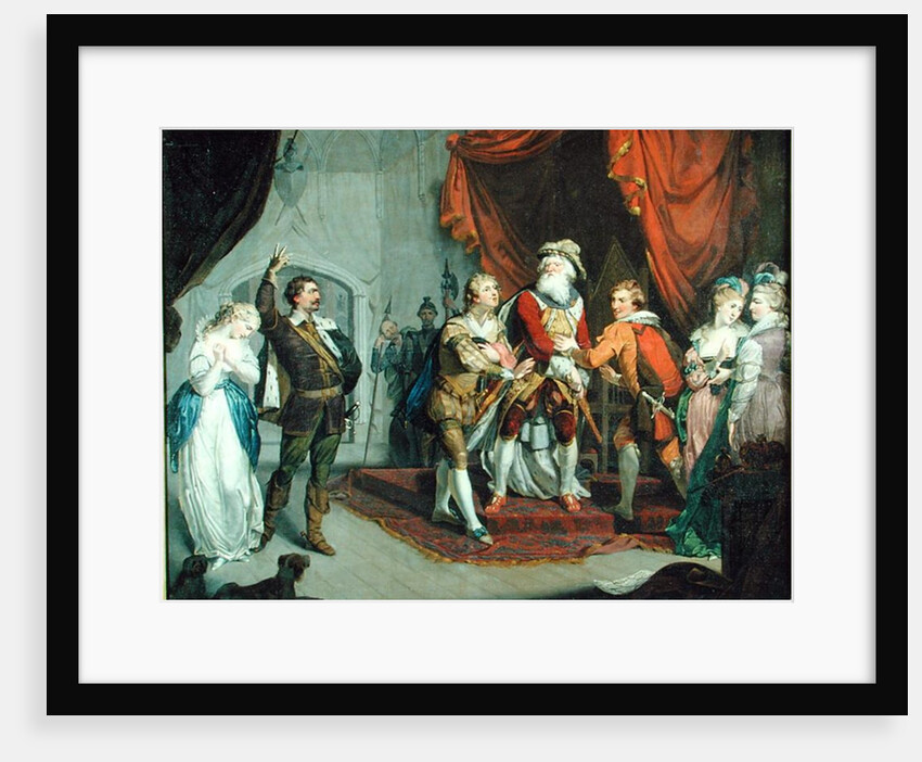 Cordelia Championed by the Earl of Kent by English School