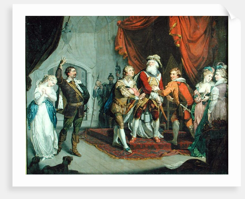 Cordelia Championed by the Earl of Kent by English School