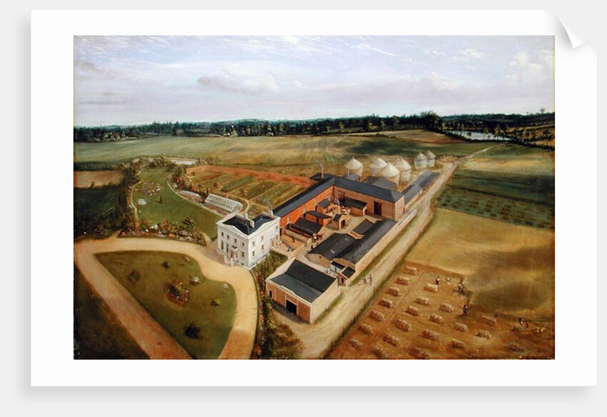 Tiptree Hall and Farm, Essex, c.1850-60 by William Brown