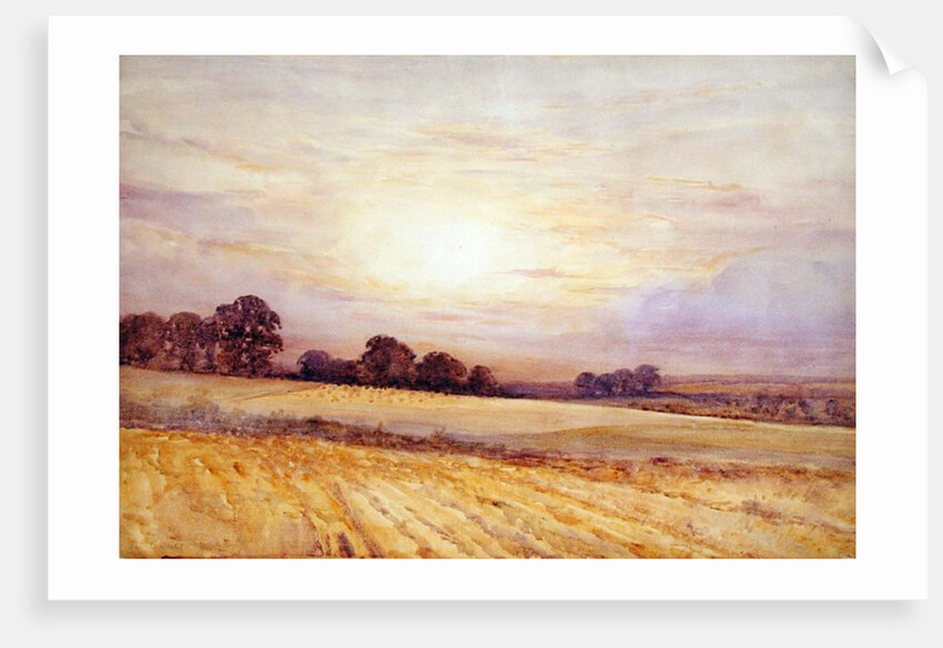 Landscape at Sunset, c.1891 by Thomas Collier