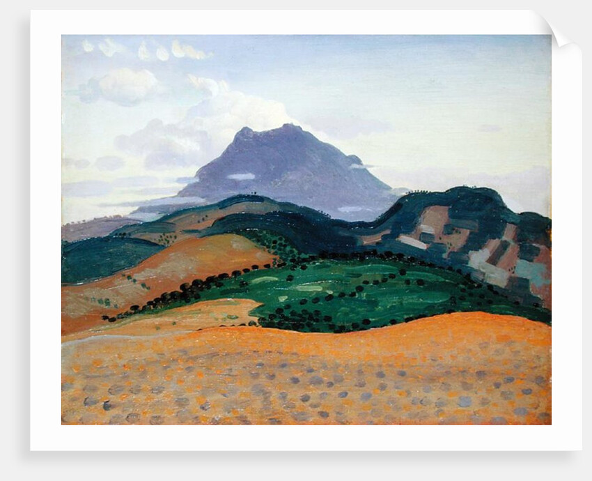 Tour Madeloc in the Pyrenees, c.1913 by Derwent Lees