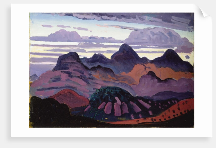 Deep Twilight, Pyrenees, c.1912-13 by James Dickson Innes