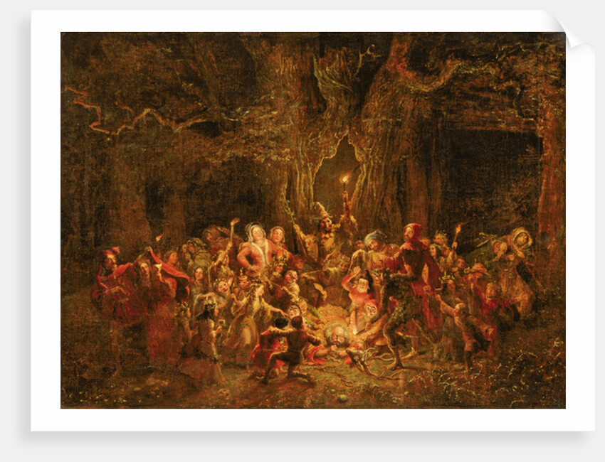 Herne's Oak from 'The Merry Wives of Windsor' by William Shakespeare, c.1857 by George Cruikshank