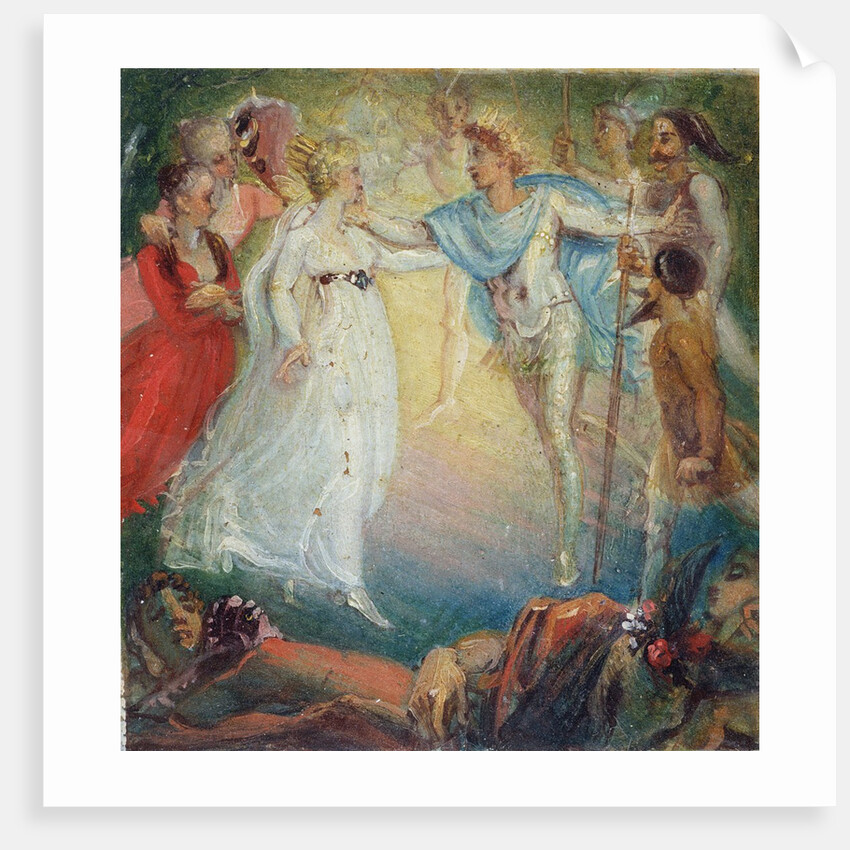 Oberon and Titania from 'A Midsummer Night's Dream' by William Shakespeare 1806 by Thomas Stothard