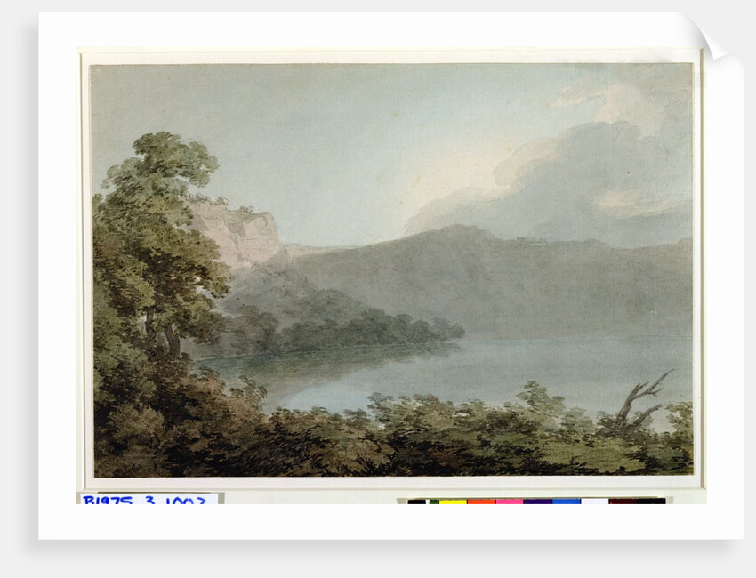 Lake of Vico Between Rome and Florence, 1783 by John Robert Cozens