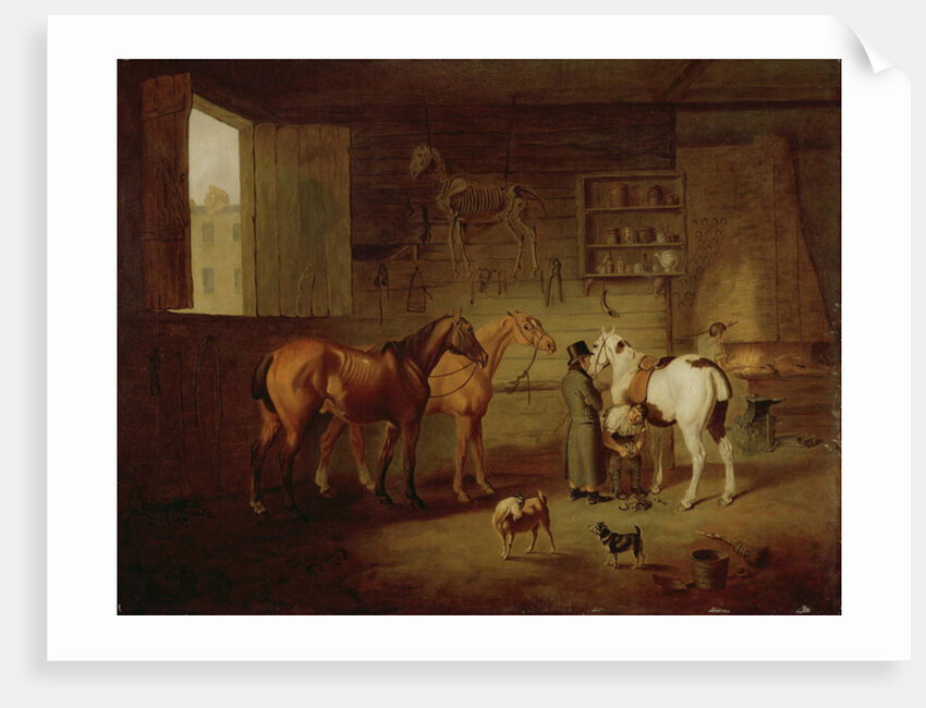 The Blacksmith's Shop, c.1810-20 by Henry Bernard Chalon