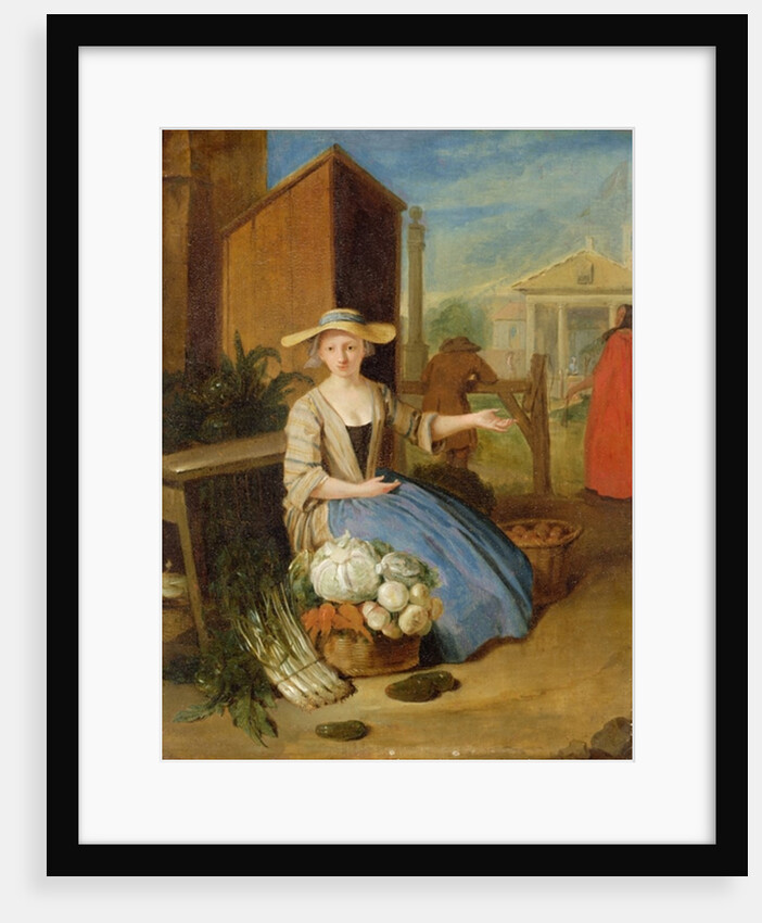 Vegetable Seller, Covent Garden, c.1726 by Pieter Angillis