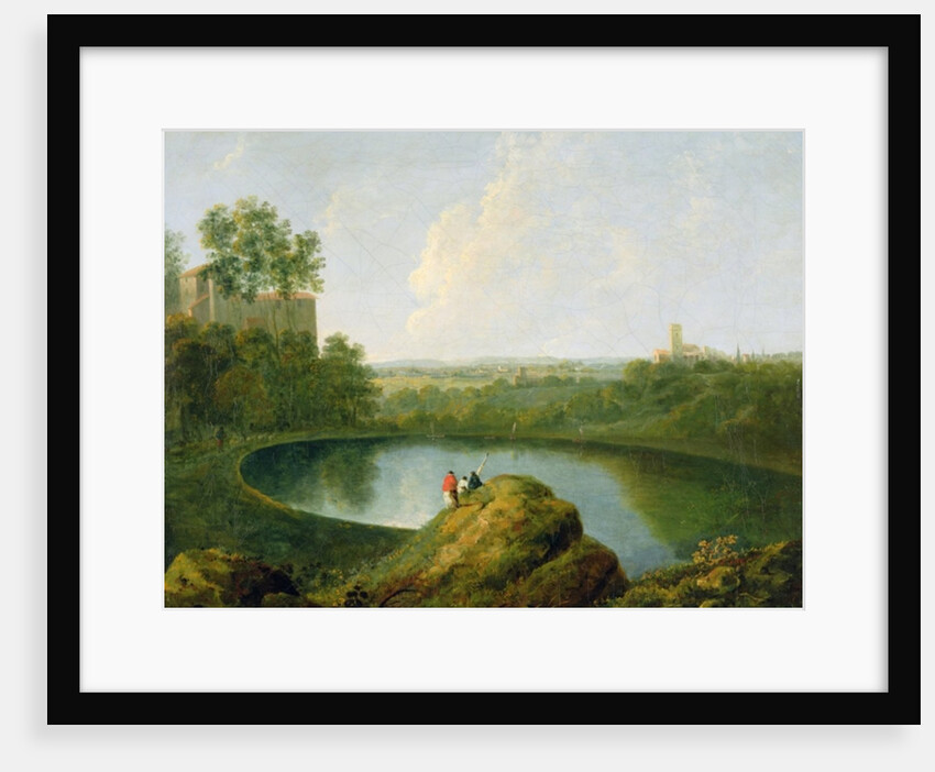 The Head of Lake Nemi by Richard Wilson
