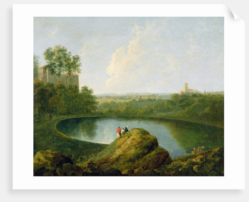 The Head of Lake Nemi by Richard Wilson