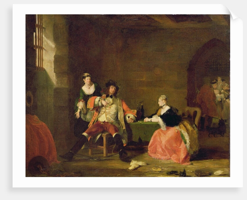 Captain Macheath Upbraided by Polly and Lucy in the 'Beggar's Opera', 1826 by Gilbert Stuart Newton