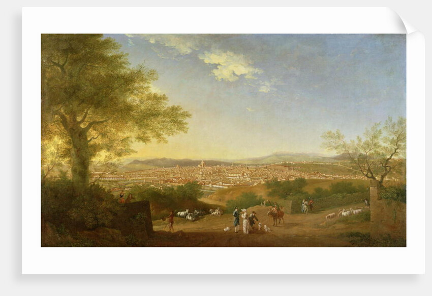 A Panoramic View of Florence from Bellosguardo, 1775 by Thomas Patch