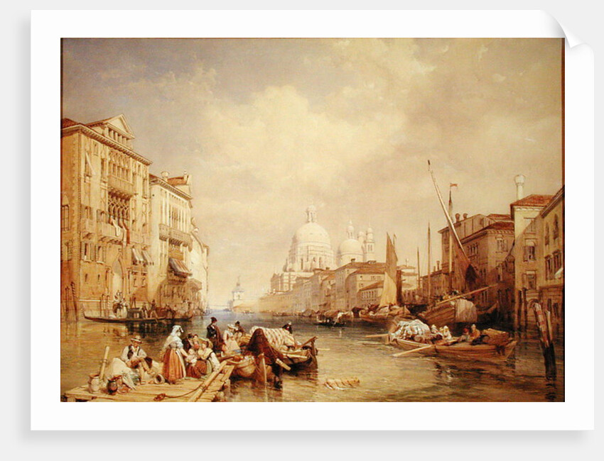 The Grand Canal, Venice, 1835 by James Duffield Harding