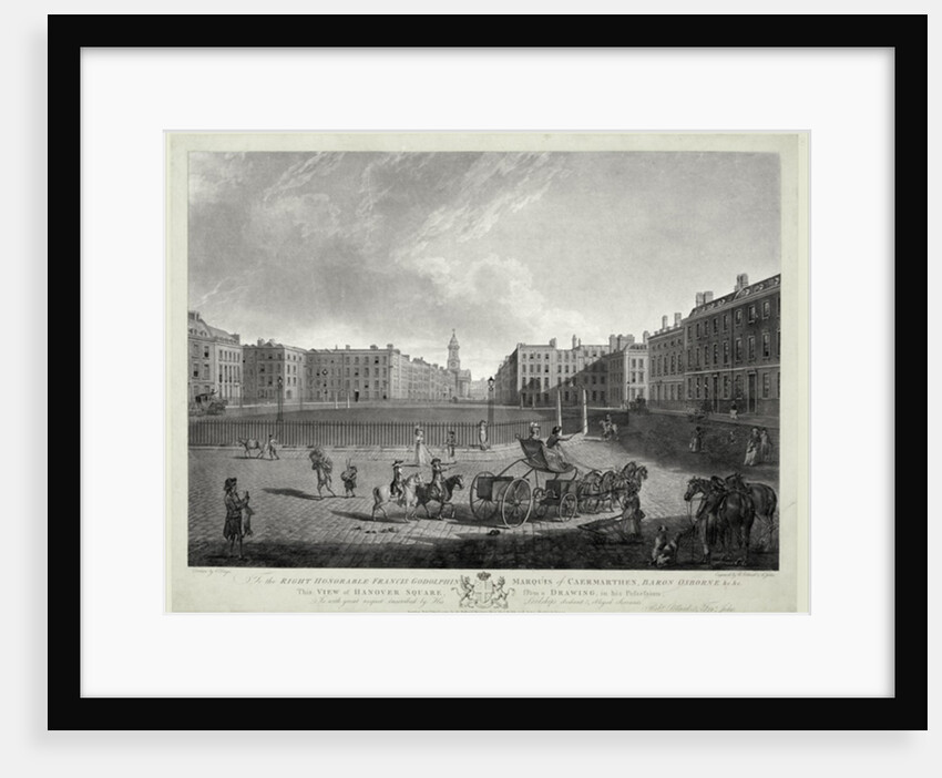 View of Hanover Square by Edward Dayes