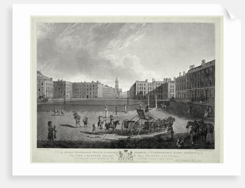 View of Hanover Square by Edward Dayes