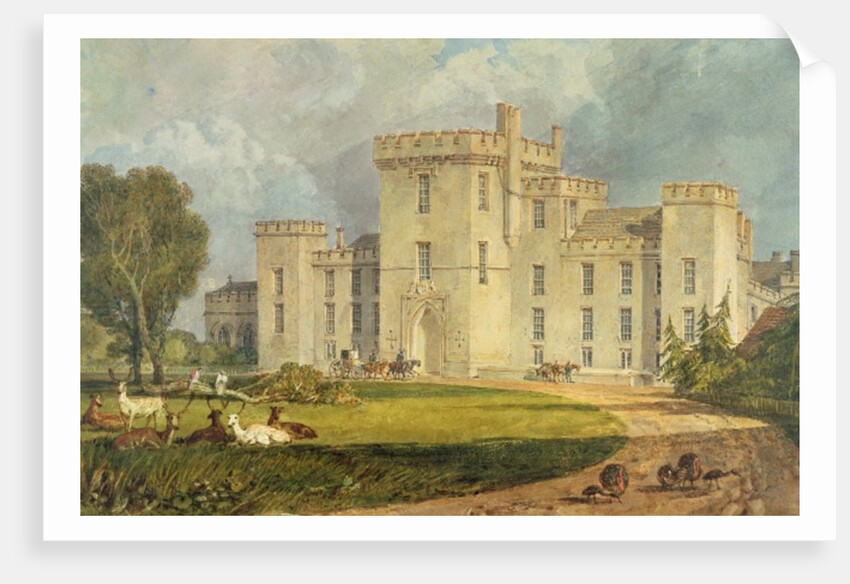 View of Hampton Court from the North-west, c.1806 by Joseph Mallord William Turner