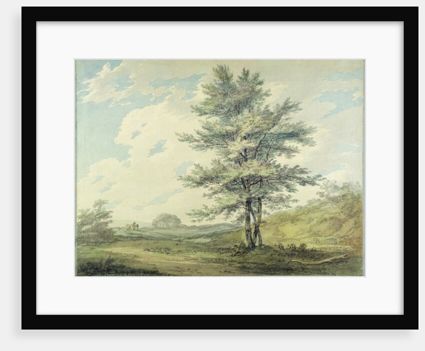 Landscape with Trees and Figures, c.1796 by Joseph Mallord William Turner