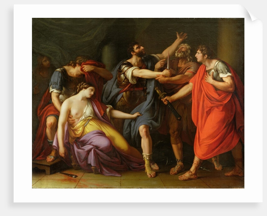 The Death of Lucretia, 1763-67 by Gavin Hamilton