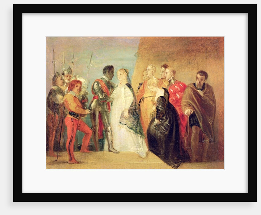 The Return of Othello, Act II, Scene ii from 'Othello', c.1799 by Thomas Stothard
